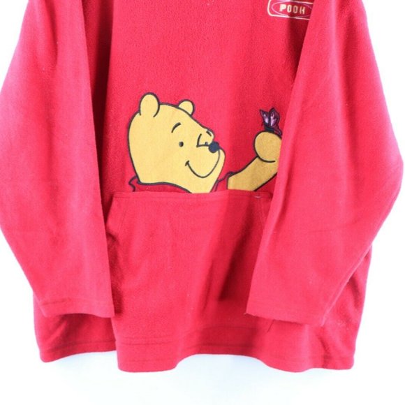 Vtg 90s Disney Winnie the Pooh Hoodie Sweatshirt - Picture 3 of 8